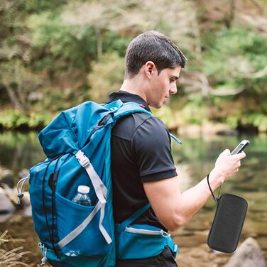 Чохол Khanka Hard Shell для портативного зарядного пристрою Anker Power Bank 20000 мАг із вбудованим кабелем USB-C, дорожня сумка для зберігання акумулятора потужністю 87 Вт з максимальною швидкою зарядкою, лише футляр