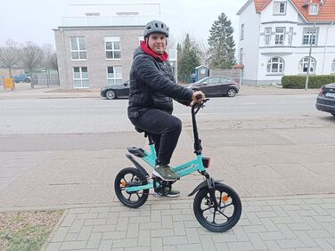 Електричний велосипед Bodywel T16 Mini E Bike 16 дюймів 250W 36V / 10.4Ah чорний