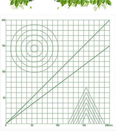 Килимок для 3D-ручки T&F із базовим шаблоном, чудові інструменти для малювання 3D-ручкою Силіконовий килимок для 3D-друку з базовим шаблоном