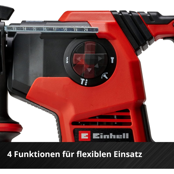 Акумуляторний перфоратор Einhell Herocco 36/28 Power X-Change (подвійна упаковка, свердління/забивання/довбання з фіксацією/без фіксації, 3,2 Дж, безщітковий, SDS, вкл. E-box, без акумулятора/зарядного пристрою) без аксесуарів без акумулятора та зарядного