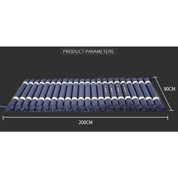 Надувний матрац протипролежневий з регульованим компресором для лежачих людей похилого віку або пацієнтів з пролежнями і пролежнями. Змінні притискні подушки