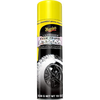 Блиск для шин Meguiar's G210419EU Ultimate Tire Shine Pin, 538 мл, чорна піна для шин Single Bed