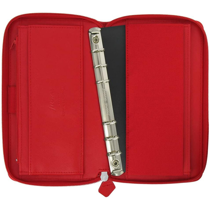 Органайзер Filofax 22534 Compact Saffiano Zip, мак червоний