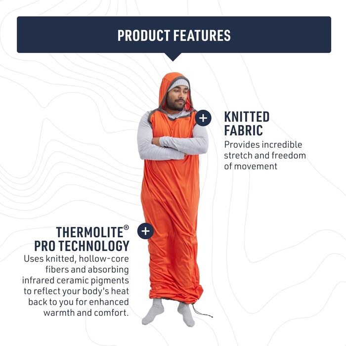 Утеплений спальний мішок Sea to Summit Reactor Insulated Sleeping Bag Liner Extreme Standard (85 x 31.5)