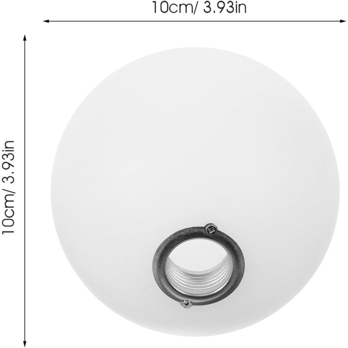 Заміна абажура Скло Глобус Куля Підвісна лампа G9 Змінний скляний абажур Лампа Скляна куля Лампа Заміна абажура Підвісний світильник Настільна лампа Зовнішній настінний світильник 10X10X10CM