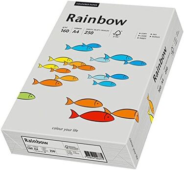 Папірус 88042813 принтер Папір Rainbow 160 г/м, А4 250 аркушів Сірий