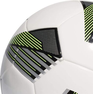 Екіпірування - Футбольні м'ячі Tiro Junior 290 грамів Lightball White / Black / Silver Met / Team Solar Green 5