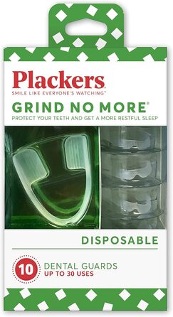 Капа Plackers Grind No More Teeth Grining, синя, 10 шт.