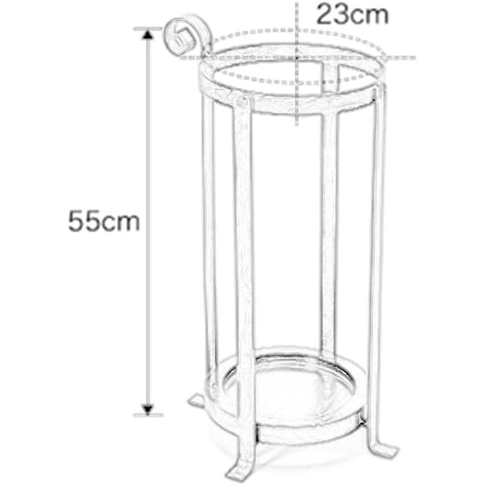 Підставка для парасольки, металева підставка для парасольки, сучасний круглий тримач для парасольки, знімний піддон для крапель, нержавіюча та водонепроникна, тростина для ходьби та тростина, стійка для зберігання парасольки своїми руками