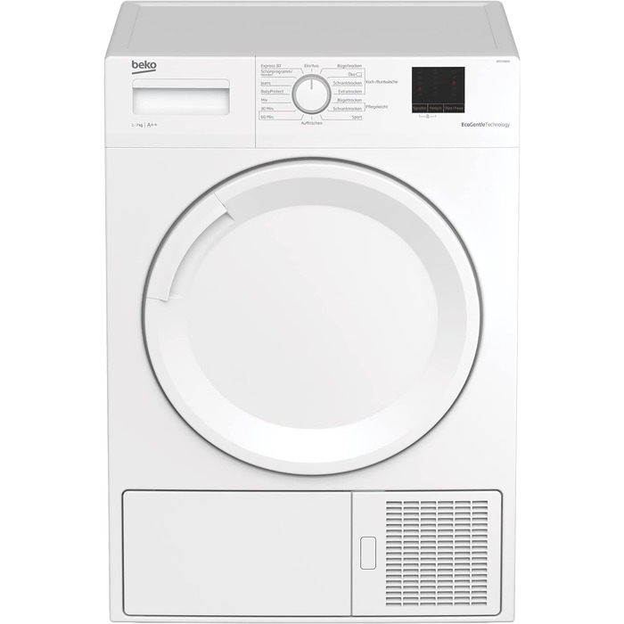 Сушильна машина Beko до 7 кг з тепловим насосом FlexySense