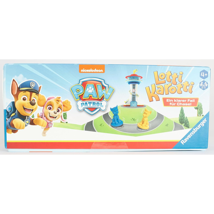 Класична гра з героями серіалу PAW Patrol, для 2-4 дітей віком від 4 років, 22372 - PAW Patrol Lotti Karotti