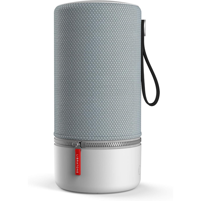 Велика колонка Libratone ZIPP 2 Smart Wireless (інтеграція Alexa, AirPlay 2, MultiRoom, звук 360, Wi-Fi, Bluetooth, Spotify Connect, батарея на 12 годин) морозно-сіра