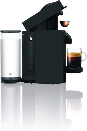 Еспресо-машина Nespresso Vertuo ENV150B від De'Longhi, кольорове чорнило чорне, капсули Vertuo System, 1,1 літра, чорний