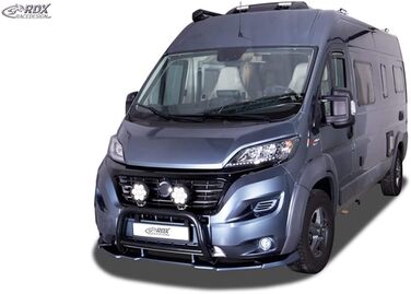 Передній спойлер RDX Racedesign Vario-X сумісний з Citroen Jumper & Fiat Ducato & Peugeot Boxer 2014- (PU) (розширення колісних арок з заводу)