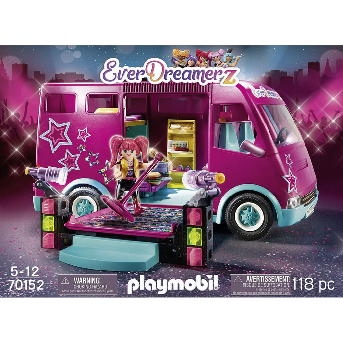 Туристичний автобус PLAYMOBIL-EverDreamerz 70152 - Музичний світ, від 5 років