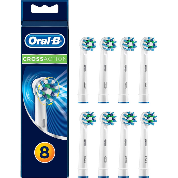 Щітки Oral-B CrossAction, щетина 16 градусів для чудового очищення, 7ук