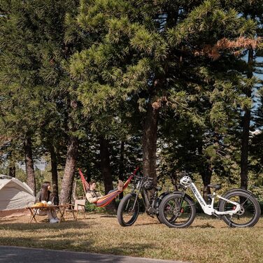 Електричний велосипед RZOGUWEX, 26-дюймовий позашляховий EBIKE для дорослих зі знімним літій-іонним акумулятором 48 В 25 Ач, 7 передачами з подвійними амортизаторами та подвійним гідравлічним дисковим гальмом (чорний)