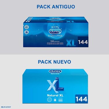 Оригінальні презервативи Durex, Natural Plus, розмір XL