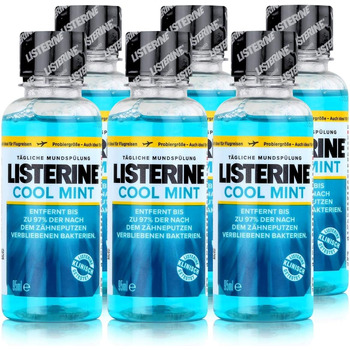 Ополіскувач для порожнини рота Listerine 95 мл Coolmint (6 * 95 мл), 6 *