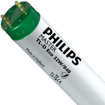 Люмінесцентна лампа TL-D 32 Watt 840 ECO - Philips замінює 36 Watt