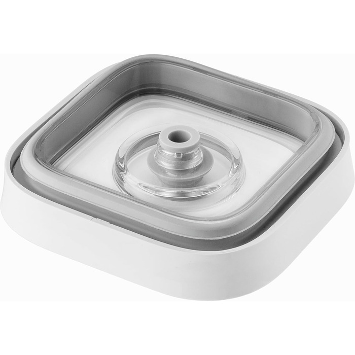 Коробка ZWILLING FRESH & SAVE CUBE, розмір 2S, модульна та штабельована коробка для зберігання, герметичне та вакуумне зберігання, можна мити в посудомийній машині, прозоро