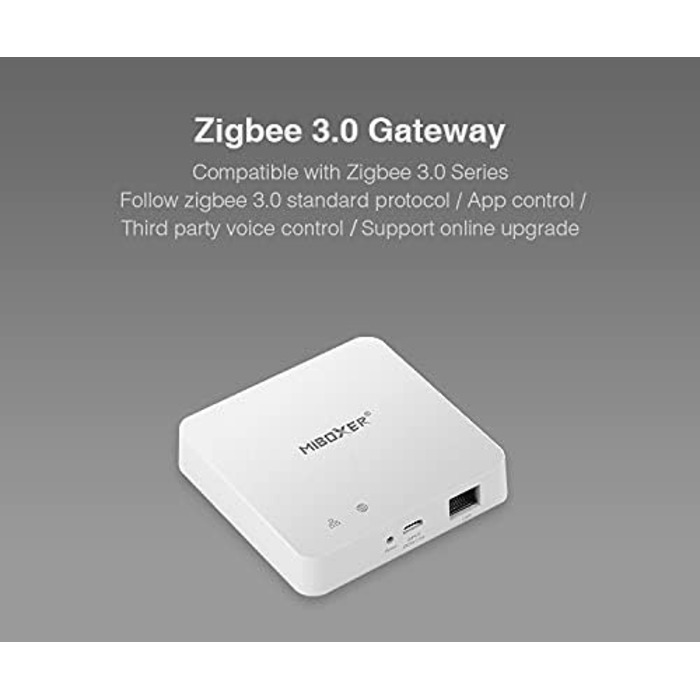 Диммер Milight Miboxer Zigbee3.0, одноколірний контролер світлодіодної стрічки, 12 В/24 В, сумісний із додатком/голосовим керуванням Zigbee Storeo Echo (Zb-box2)