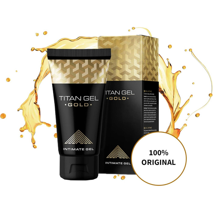 І Titan Black - Інтимний гель для чоловіків - Збільшувальний гель - Золота версія - від Hendel's Garden Orignal, 1 шт., Titan Gold