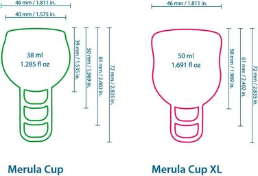 Менструальна чаша одного розміру з медичного силікону (Зелена, Одинарна)