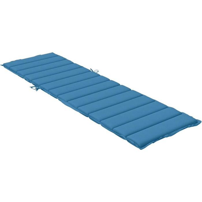 Подушка для шезлонгу LAPOOH Melange Blue 200x60x4 см тканина, подушка для шезлонга, подушка для шезлонга, подушка для шезлонга, подушка для лавки, подушка для стільця для високих стільців, подушки для шезлонга - 4002513