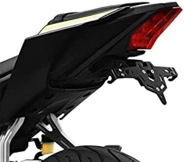 Тримач номерного знака Motoflow підходить для Yamaha YZF-R 125 (з 2019 по 2020, RE39) AMZ-10005109-A.v447 з підсвічуванням номерного знака Yamaha YZF-R 125 (від 2019 року, RE39)