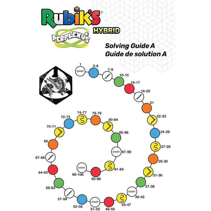 Лабіринт кулі в кубику Рубіка 2x2, 39s Perplexus Hybrid -