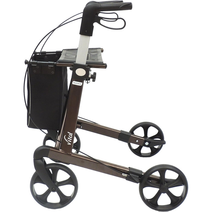 Висота сидіння Russka Rollator Vital 62 см / мокко