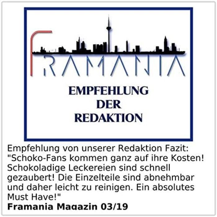 Фонтан шоколадного фондю Rosenstein & Shne Шоколадний фонтан з 2 рівнями, 275 Вт (фонтан для фондю, фонтан для шоколадного фондю, внутрішній фонтан)