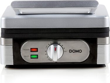 Вафельниця Domo DO9047W/N (1400 Вт, для дуже товстих квадратних бельгійських/брюссельських вафель) Одинарна