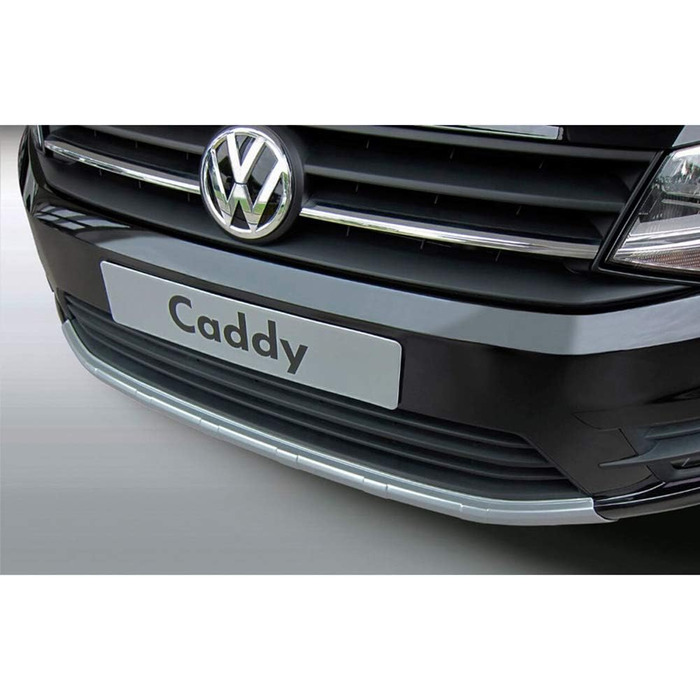 Передня спойлерна насадка RGM 'Skid-Plate сумісна з Volkswagen Caddy 2015-2020 Silver (ABS)