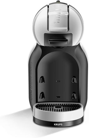 Кавоварка Krups Nescaf Dolce Gusto Mini Me KP123BK та інші напої, автоматична, 0,8 л, сіра/чорна