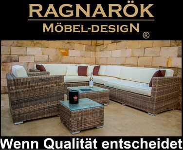 Дизайн меблів Ragnark PolyRattan Lounge НІМЕЦЬКИЙ бренд - ВЛАСНЕ виробництво - 8 років ГАРАНТІЇ Садові меблі Alu