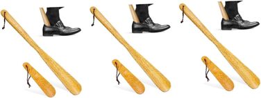 Колода Shoehorn Long Shoehorn Travel Жіночий ріжк для взуття для літніх людей Lazy Взуття Допоміжна ложка для літніх людей Плаття Вагітна жінка Дерев'яне легке взуття Дерев'яне, 6 шт.