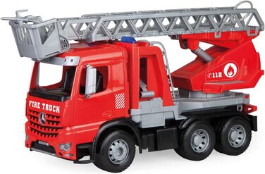 Пожежна автодрабина Mercedes Benz Arocs, пожежна машина бл. 48 см, пожежна машина, червоний, 04615 - Worxx