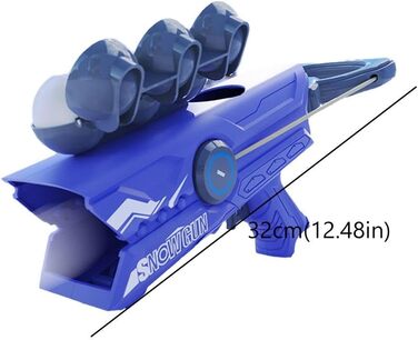 Пістолет для підривання сніжок, снігова іграшка для дітей, виробник і пускова установка для сніжок з м'якими еластичними кулями PU і затискачем у формі качки, зимова іграшка на відкритому повітрі, іграшка для боротьби зі сніжками для червоних