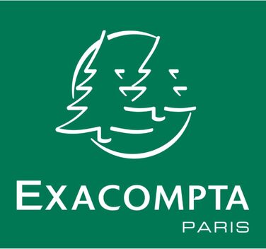 Органайзер Exacompta 390914D Modulotop з 5 роздільниками з переробленого пластику для документів DIN A4 Арлекін чорнийкольоровий. Для швидкозшивачів, кільцевих швидкозшивачів, постбіндерів і степлерів, сортувальників, вертикальних, блакитний ангел, модуль