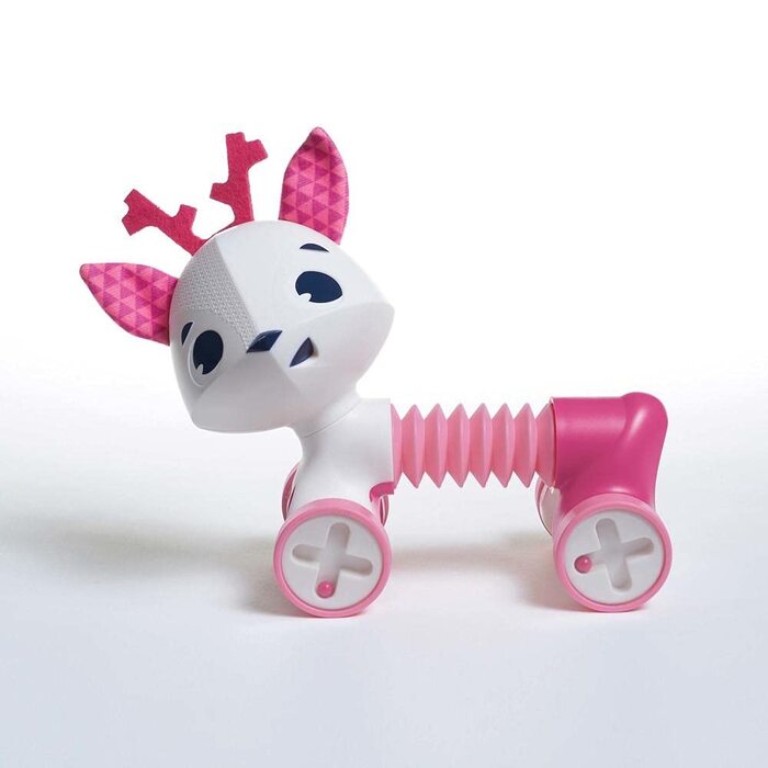 Ігрова фігурка Tiny Love Rolling Toys Fawn, мила іграшка на колесах з корпусом гармошки та безліччю варіантів розваг та ігор, підходить для дітей від 0М, оленяча Флоренція, різнокольорова