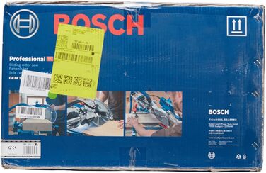 Професійна торцювальна пила Bosch GCM 305-254 D (прорізи до 90 x 305 мм, у комплекті 1 пиляльне полотно, 2 тримачі для заготовки, мішок для пилу, струбцина)