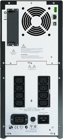 Джерело безперебійного живлення APC Smart-UPS SMT - SMT1500I - джерело безперебійного живлення 1 500 ВА (лінійний інтерактив, стабілізатор, РК-дисплей, 8 виходів IEC-C13, програмне забезпечення для вимкнення) (вихідна потужність 3000 ВА)