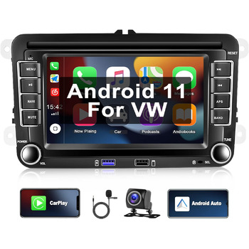 І Android Автомобільна стереосистема для VW Golf 5 Golf 6 Skoda Polo Passat Tiguan Altea від 05/2004 з GPS / WiFi / Bluetooth / FM / RDS / HiFi / USB P3 1 16 Gcarplay, 11 Wireless Carplay