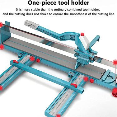 Ручний плиткоріз YANGYMM, плиткоріз з довжиною різання 1200 мм, регульоване лазерне наведення, машина для різання плитки, для керамічної плитки, засклених підлог і стін